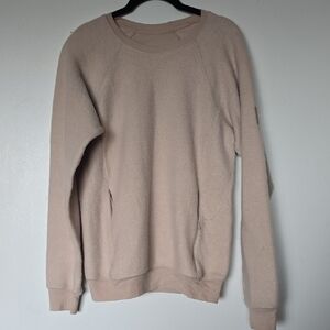 ALO Yoga Cream Fleece Pullover